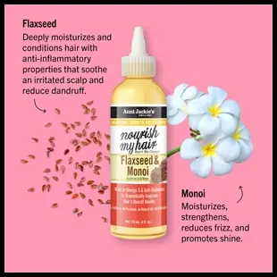 Aunt Jackie’s Flaxseed and Monoi Oil
