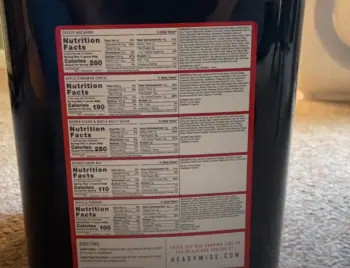 ReadyWise Survival Food