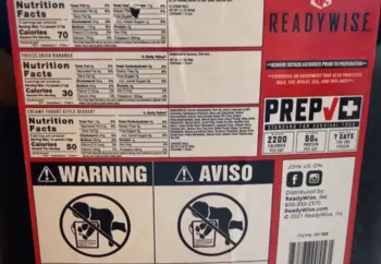 ReadyWise Survival Food