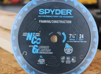 Spyder Vs. DeWalt Saw Blades