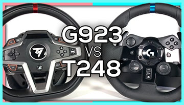Thrustmaster T248 vs Logitech G923