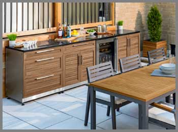 New Age Outdoor Kitchen