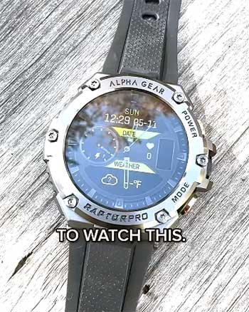 Alpha Gear Raptor Pro Watch