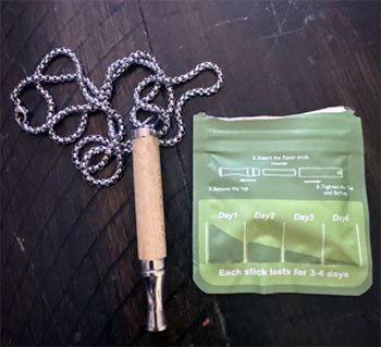 Breathing Necklace to Quit Smoking