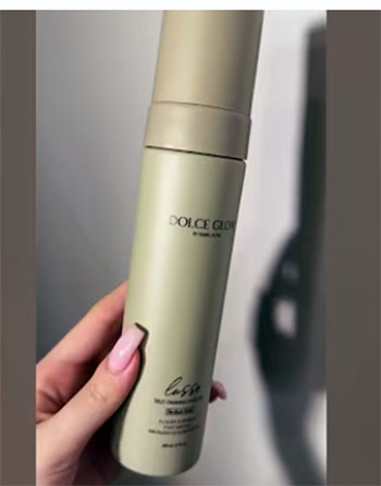 dolce glow self tanner