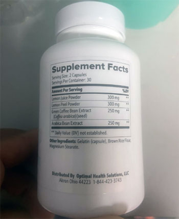 Lemon and Coffee Fat Burner