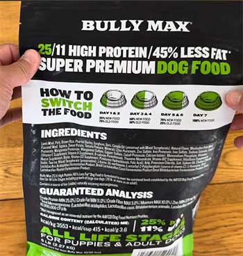 Bully Max Dog Food