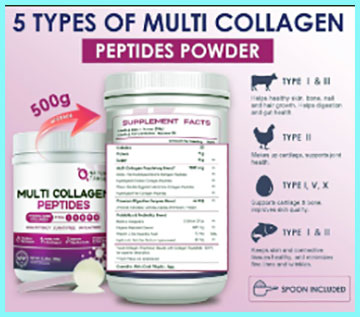 NATURE TARGET Multi Collagen Peptides Powder