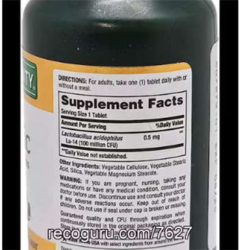 Nature’s Bounty Probiotic 10