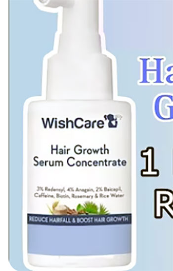 wishcare hair growth serum reviews