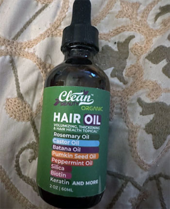 Clean Beauty Rosemary Hair Oil