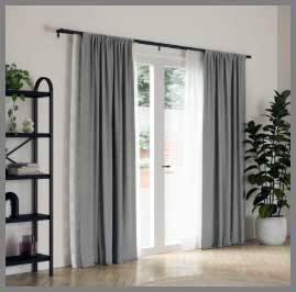 Umbra Cappa Double Curtain Rod