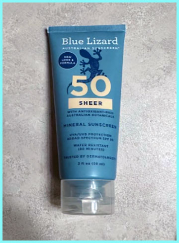 Blue Lizard Mineral Sunscreen