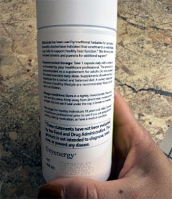 Oxyenergy Milk Thistle